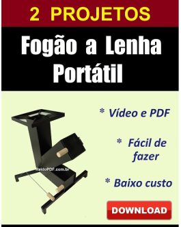 2 Projetos de Mini Fogão a Lenha Portátil