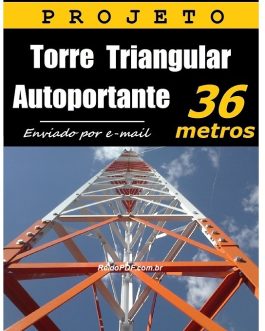 Projeto de Torre Autoportante de 36 metros