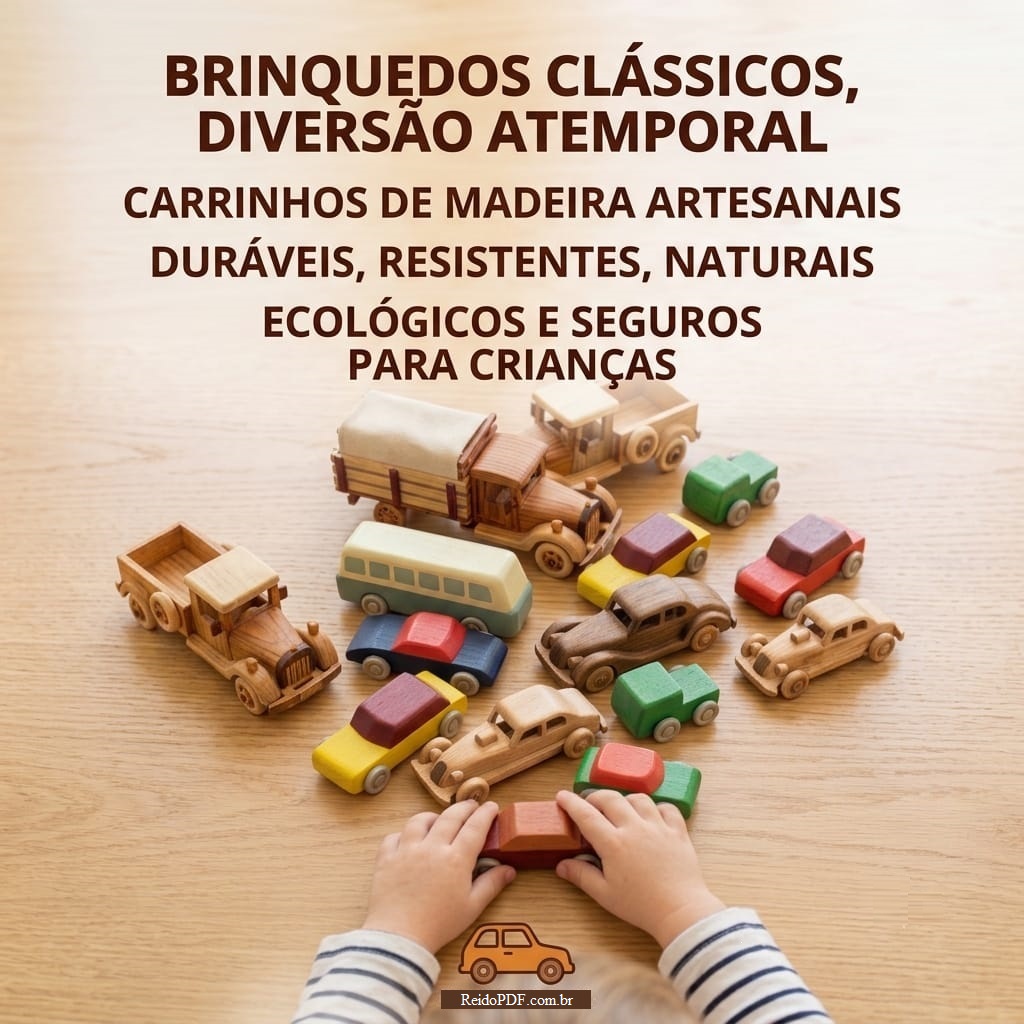 50 Moldes de Carrinhos de Madeira - Imagem 2